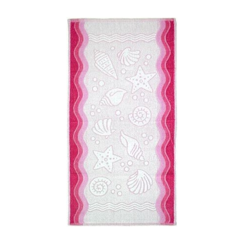 Ręcznik Bawełniany Flora- Różowy 50x100